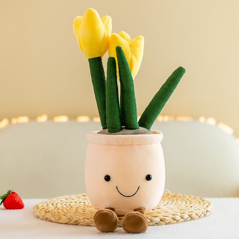 Plush Mushroom Toy adding charm to living room