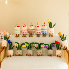 Plush Mushroom Toy adding charm to living room