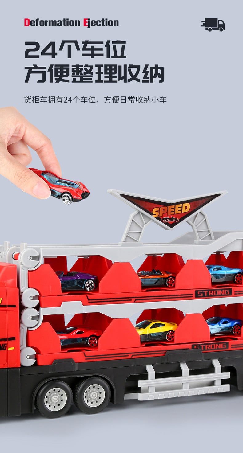 Transforming Toy Truck Launcher front view