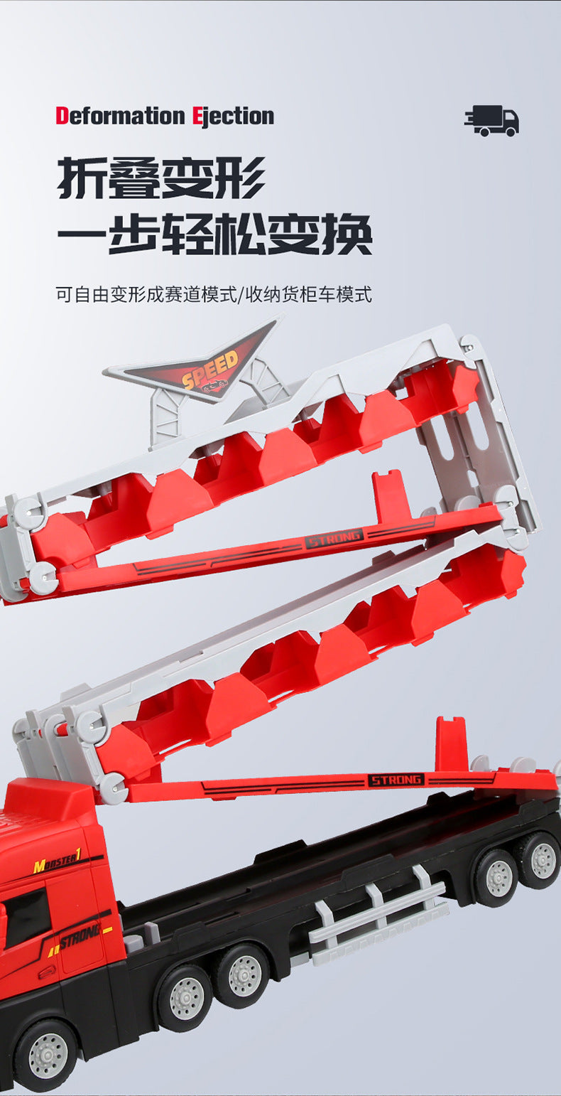 Durable Toy Truck with launcher mechanism