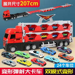 Alloy Toy Truck Launcher side angle