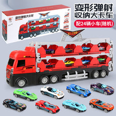Transforming Toy Truck in outdoor play
