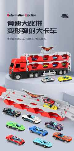 Toy Truck with multiple cars