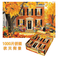 Close-up of jigsaw puzzle pieces