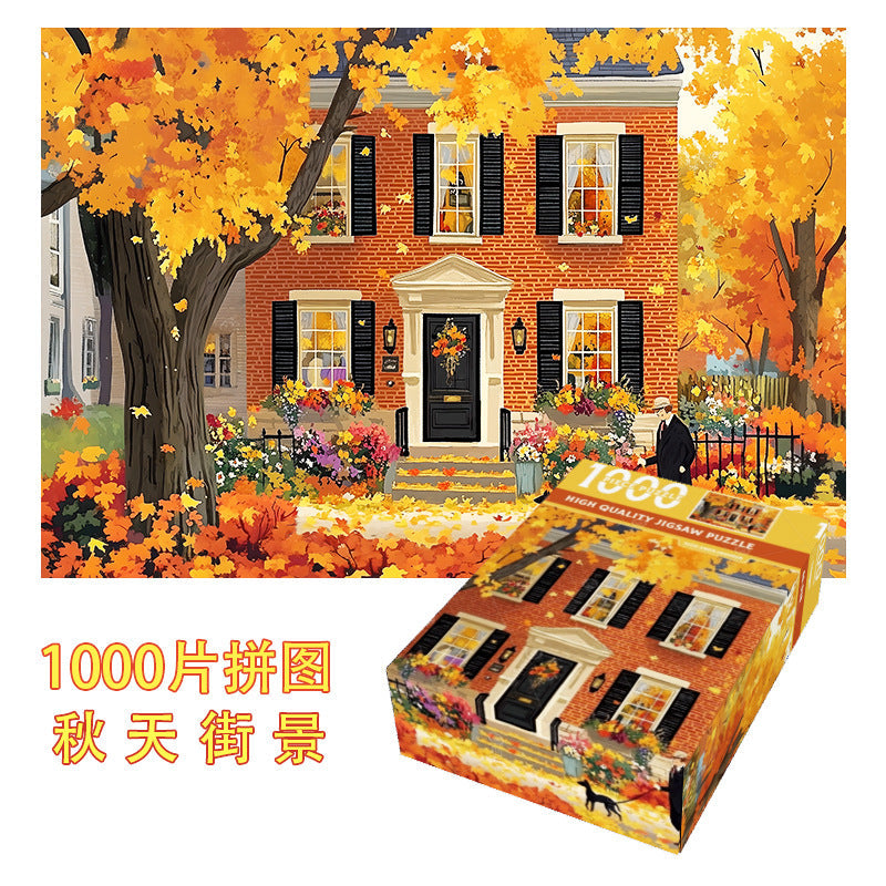 Close-up of jigsaw puzzle pieces
