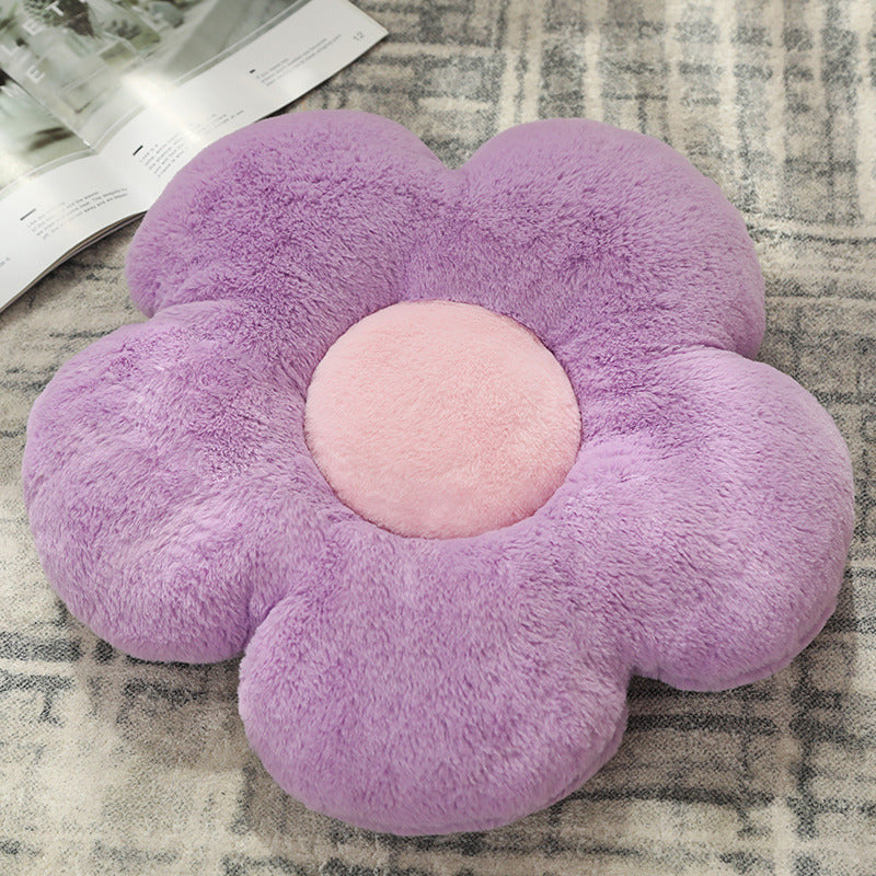 Cushion pillow with sunflower print design