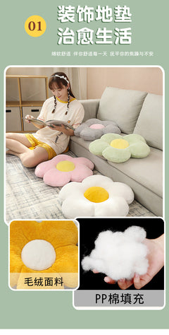 Sunflower cushion for indoor use