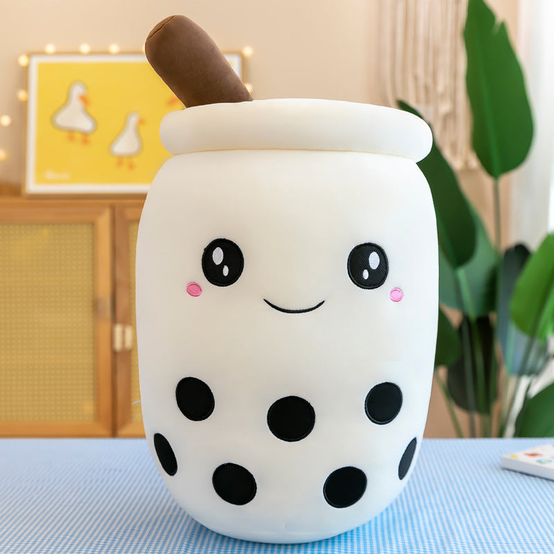 boba tea cup plush toy front view