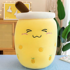 boba tea cup plush toy side view