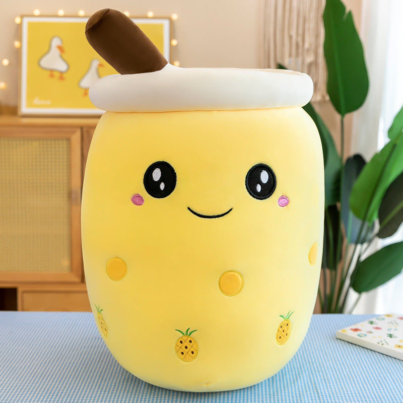 boba tea plush toy back view