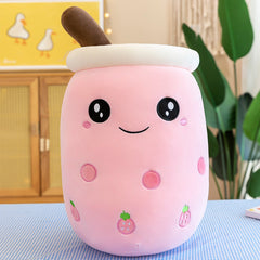 boba tea cup plush toy in imaginative play