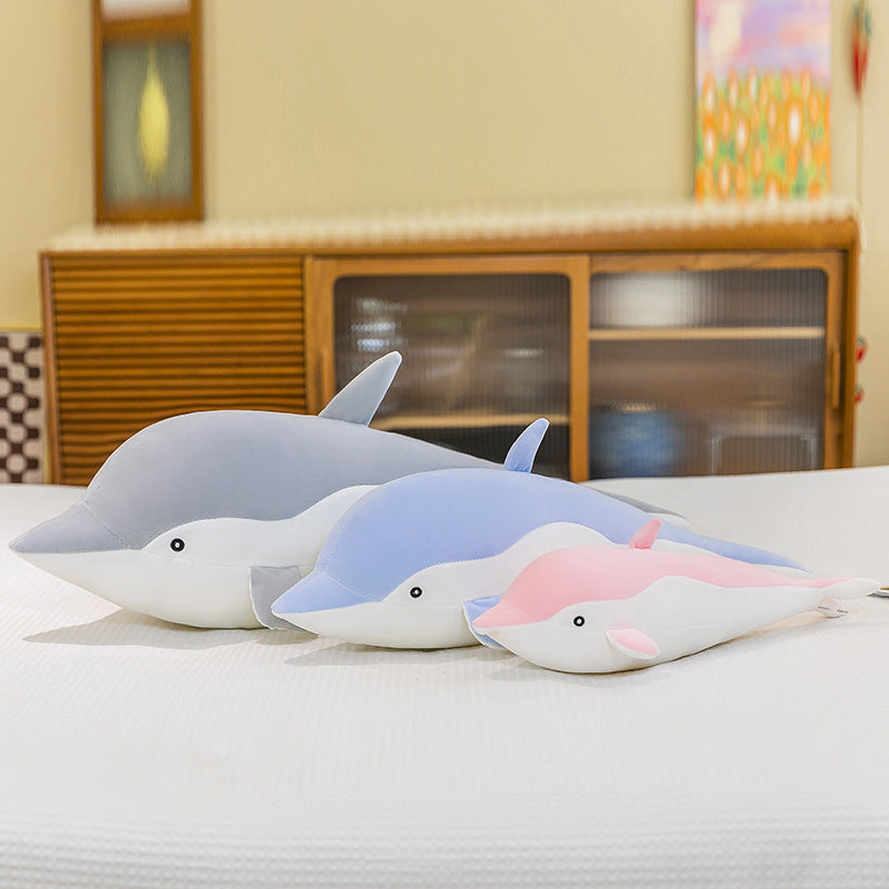Cuddly dolphin plush toy suitable for kids