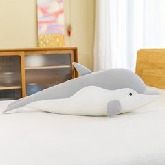 Cartoon dolphin plush toy for boys and girls