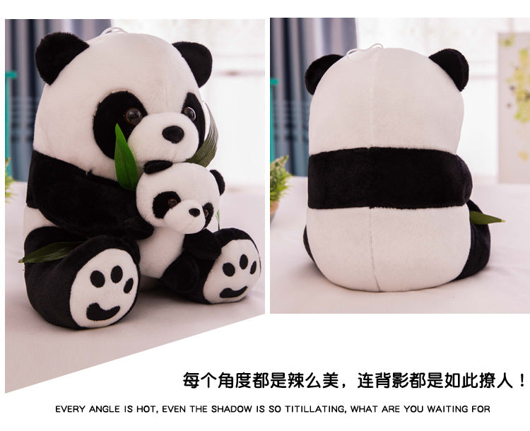 Panda stuffed animal isolated