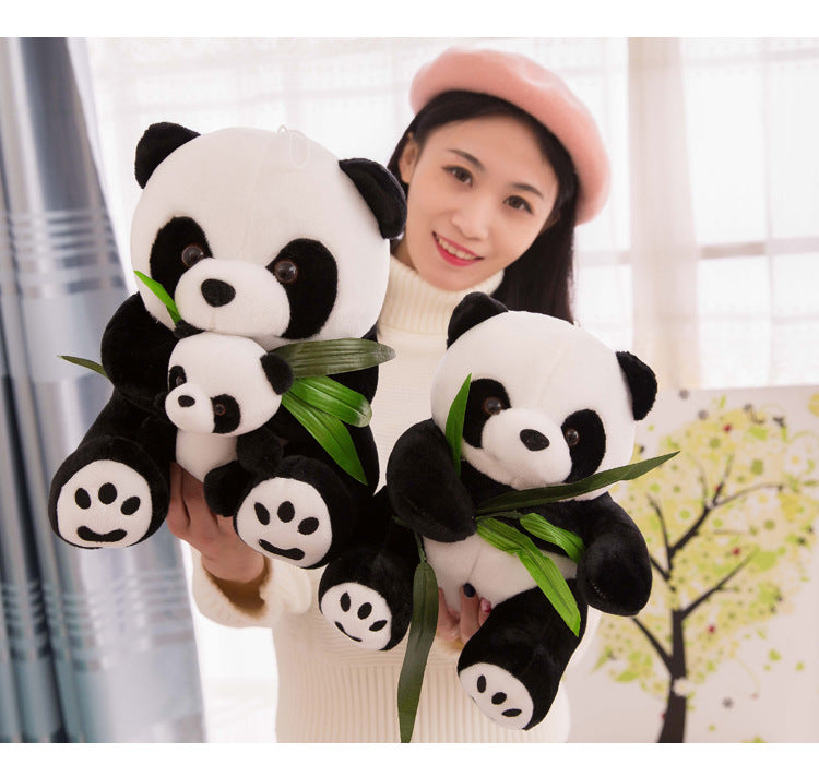 Panda plush toy for playtime