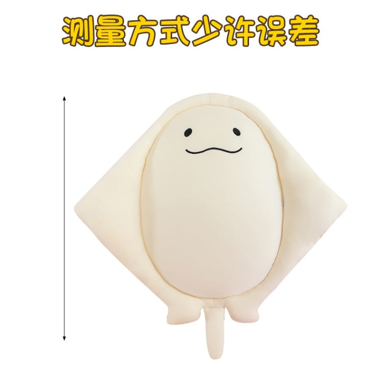 Ray Fish Plush Toy Pillow front view