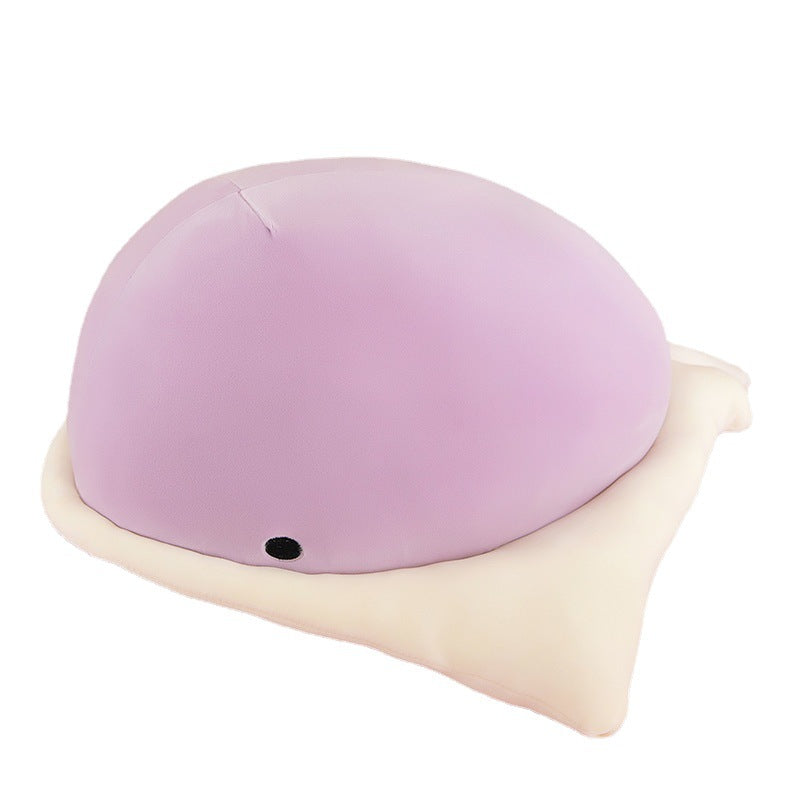 Ray Fish Plush Toy Pillow on sofa