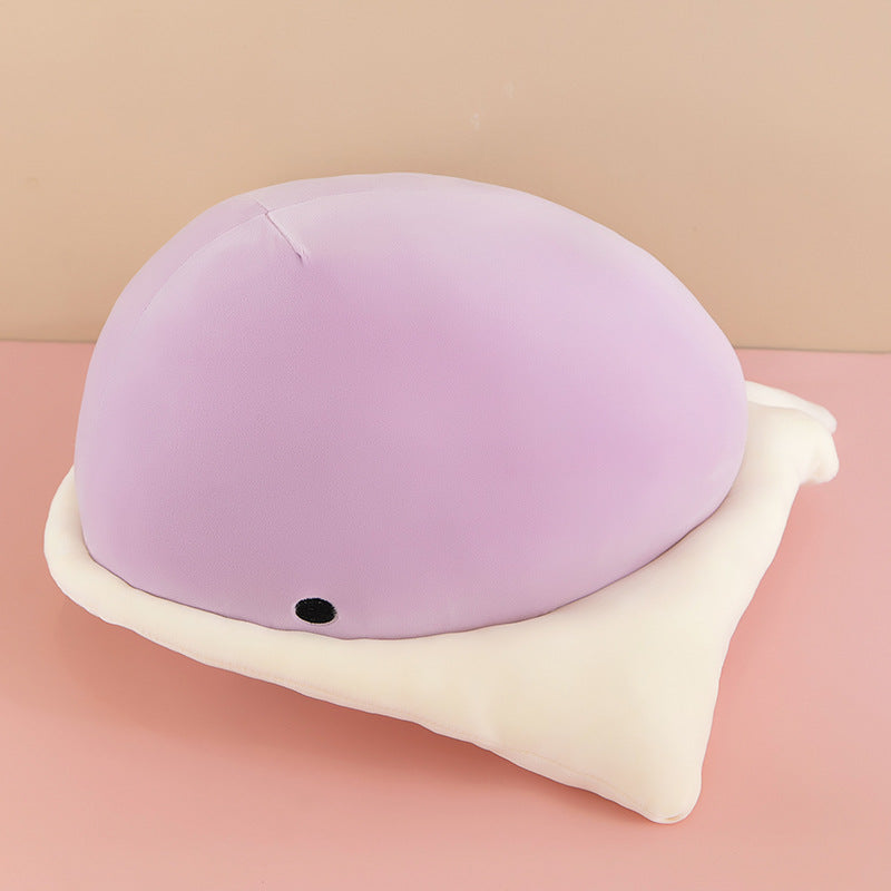 Ray Fish Plush Toy Pillow on bed