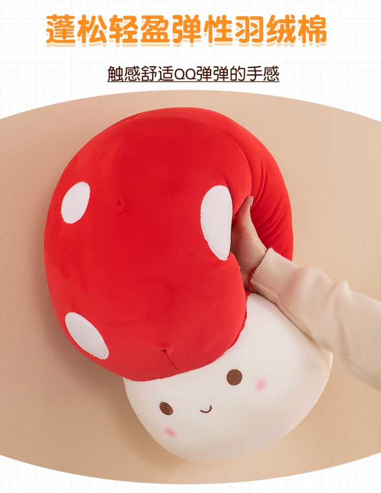 Charming Red Mushroom Figurine front view