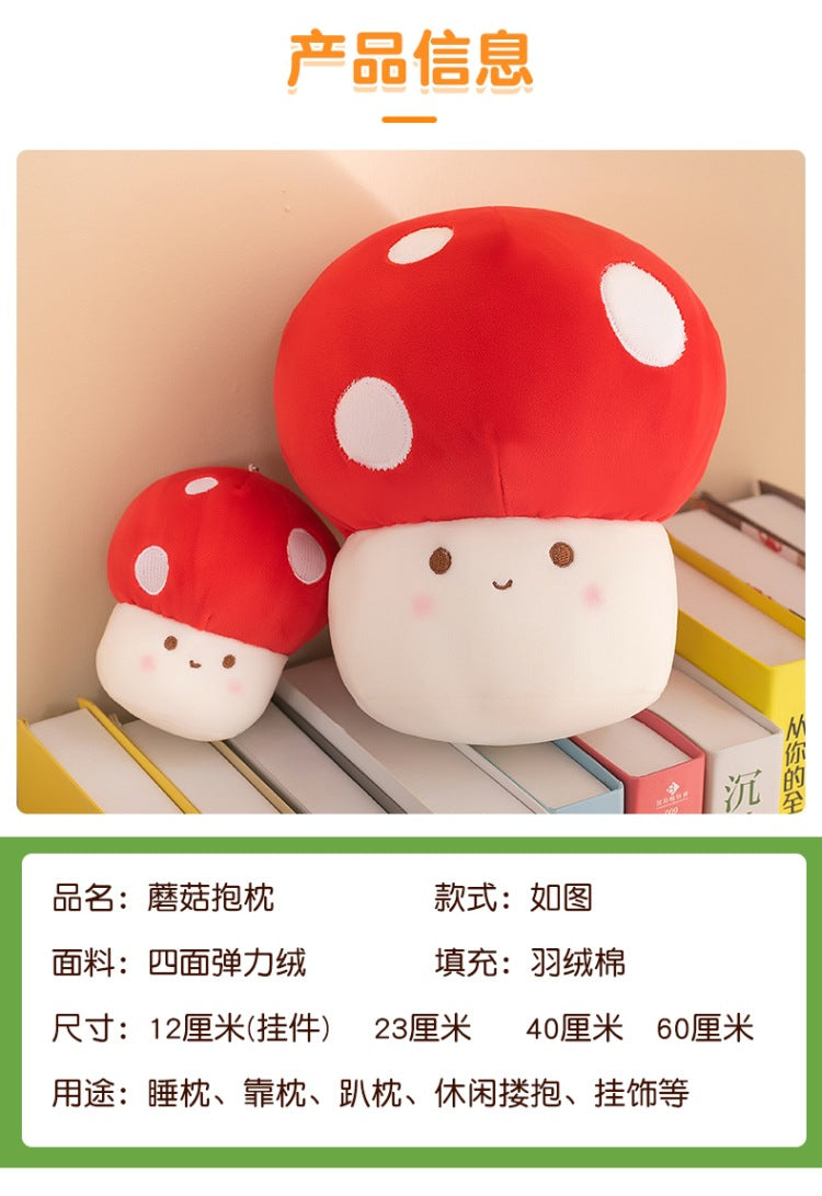 Charming Red Mushroom Figurine close-up
