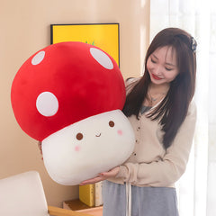 Charming Red Mushroom Figurine close-up