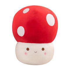 Charming Red Mushroom Figurine on shelf
