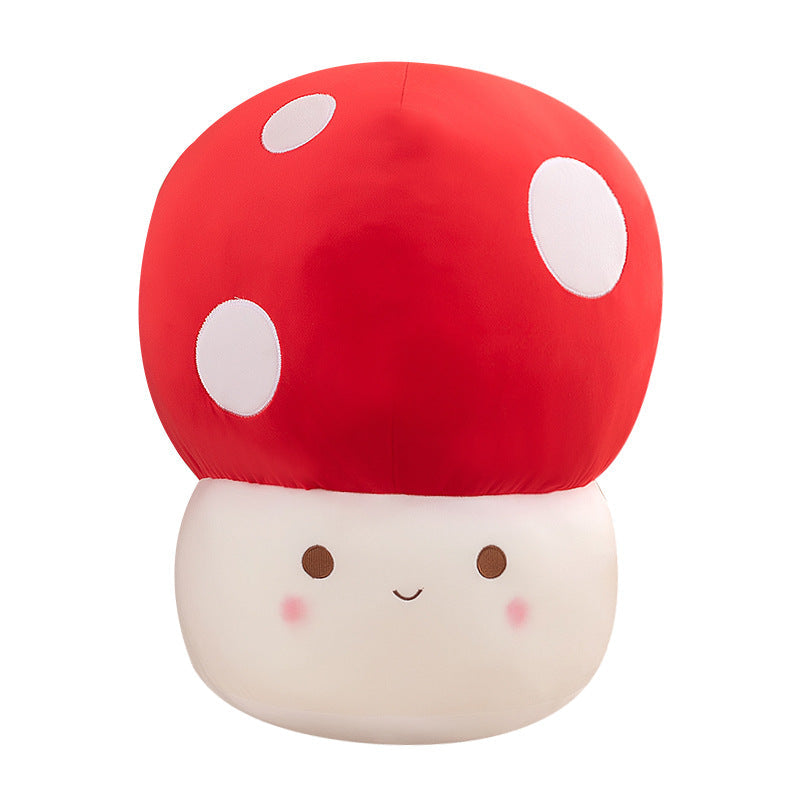 Charming Red Mushroom Figurine on shelf