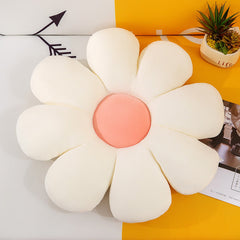 Floral Daisy Cushion Plush Toy front view