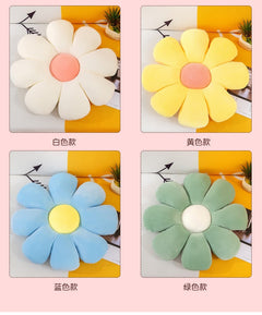 Floral Daisy Cushion Plush Toy side view