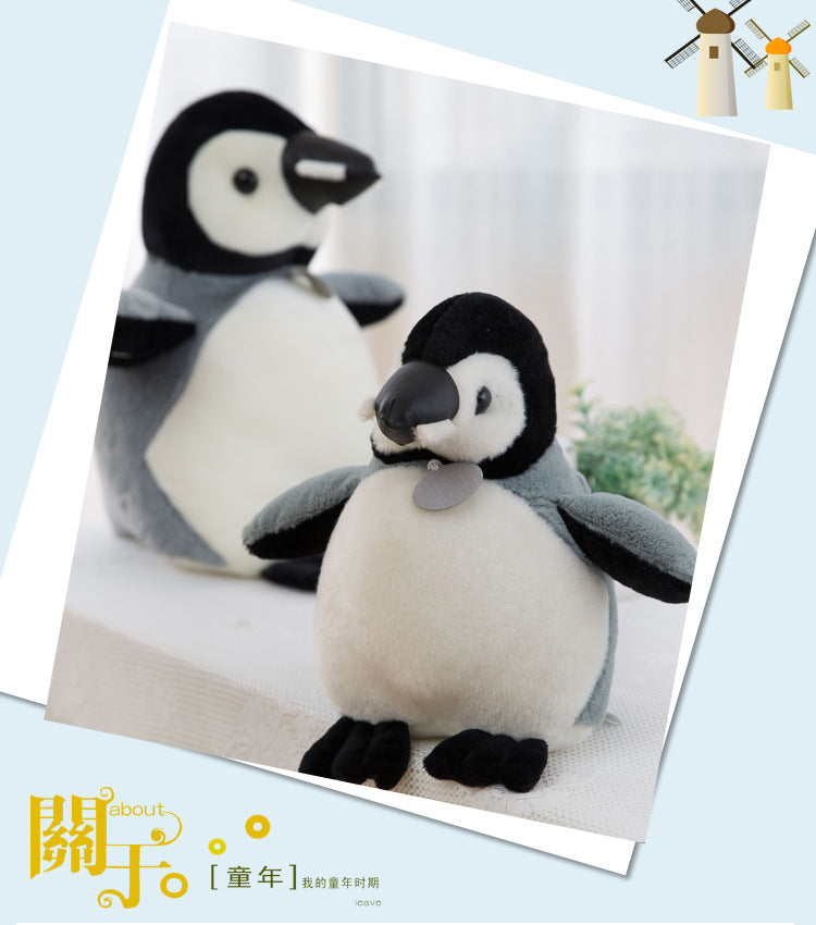Side view of the Penguin Plush Toy