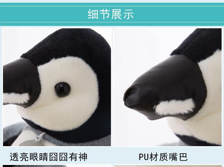Different angles of Penguin Stuffed Toy