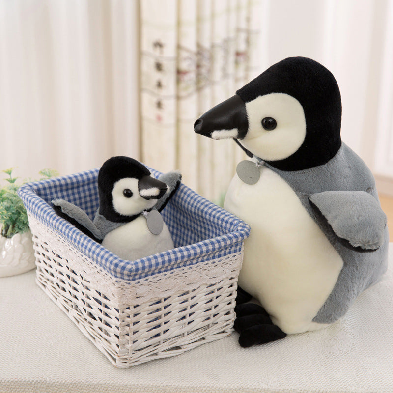 Top angle of the Penguin Stuffed Animal