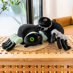 Creepy-Crawly plush toy in a natural setting