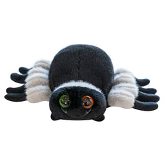 Soft plush spider toy with children