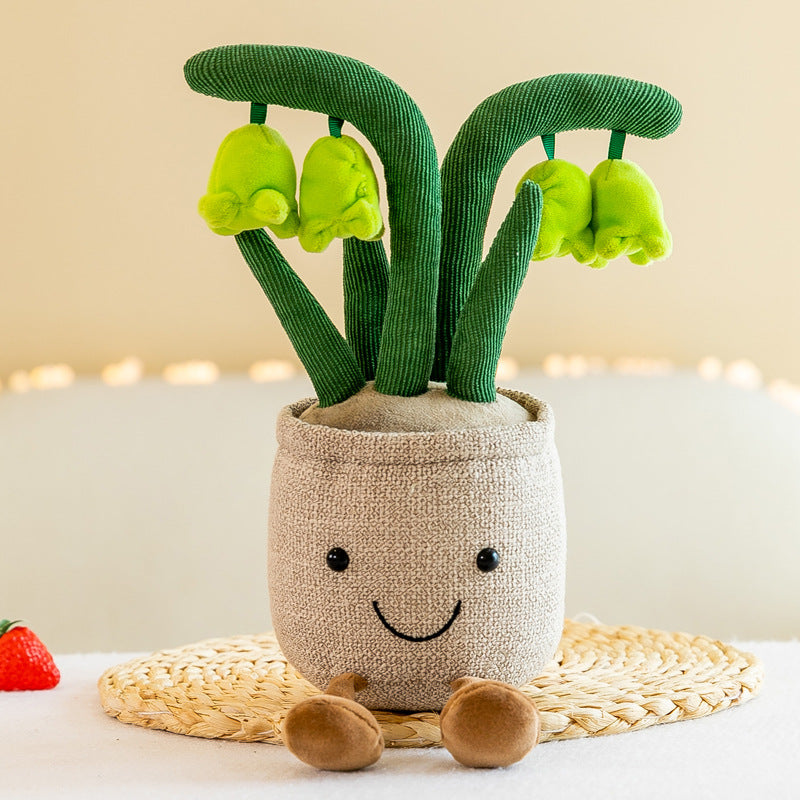Charming Plush Toy Flower Pot Series Image 5