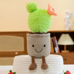 Charming Plush Toy Flower Pot Series Image 2