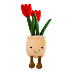 Charming Plush Toy Flower Pot Series Image 5