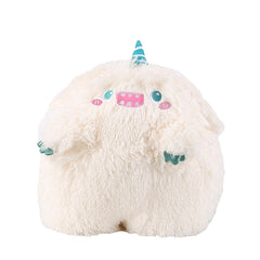 Different angles of monster pillow to show its cuteness