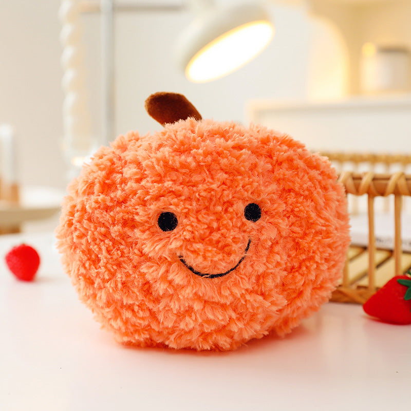Plush toy with various fruit designs