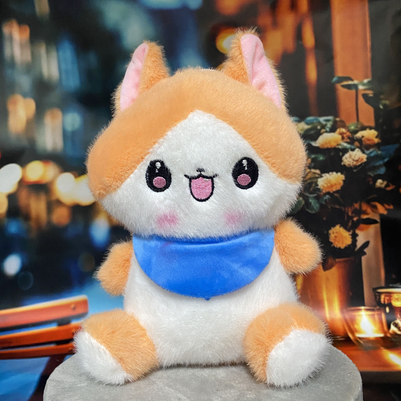 Assorted cartoon plush dolls collection
