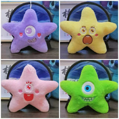 Different designs of fruit plush toys