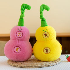 Plush toy with various fruit designs