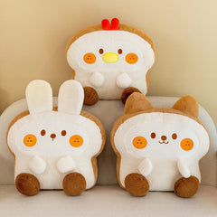 Close-up of soft plush toy details