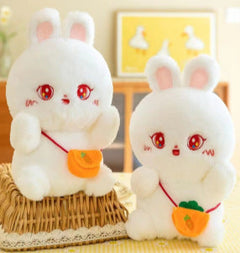 Different designs of fruit plush toys