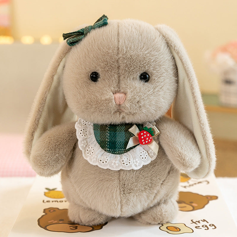 Bunny and bear plush toys together