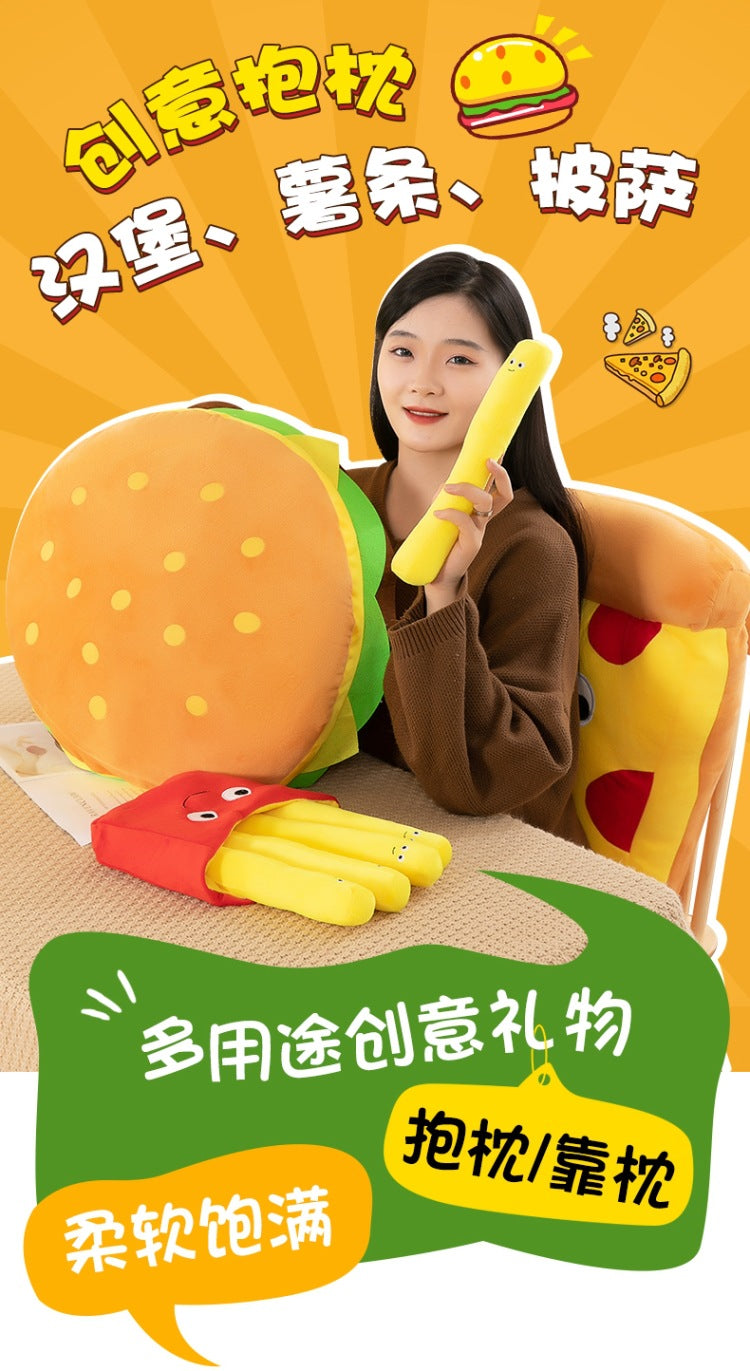 Fun plush snack-themed pillow