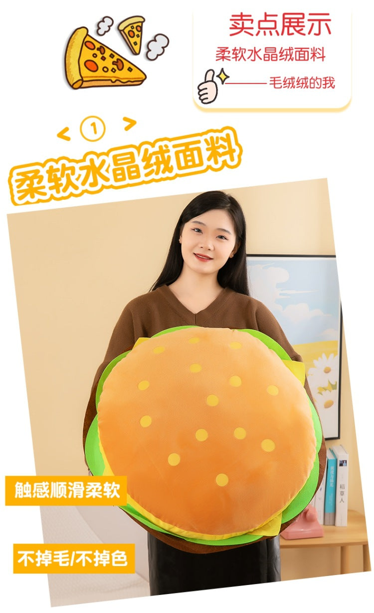 Top view of fries pillow cushion