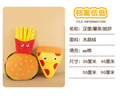 Happy plush toy for snack lovers