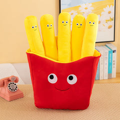 Happy plush toy for snack lovers