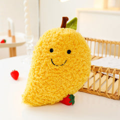 Close-up of Cute Durian Doll Made of Soft Plush